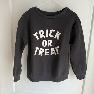 NEW Little Co. Lauren Trick or Treat Halloween crewneck sweatshirt unisex kids